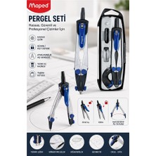 ArtMaster Metal Pergel Seti 1 Adet Maped 538700 Technic Compact Profesyonel Pergel Çizim Proje Matematik Geometri Mimar Mühendis