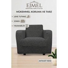 Ejmel Jmel Esnek ve Leke Tutmaz Koltuk Kılıfı (Tekli Berjer Kılıfı) Bajyer Örtüsü Koltukörtüsü Bajyer Kılıfı Esnek Yıkanabilir