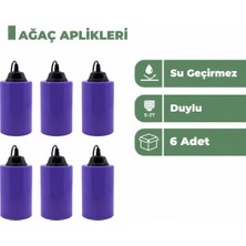 Zeyrise  6'lı Mor Ağaç Feneri Seti