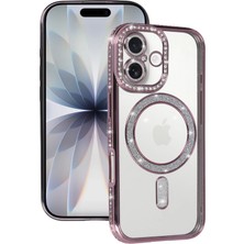 Kmrsfres Newface  Iphone 17 Joke Simli Magneticsafe Kılıf - Pembe