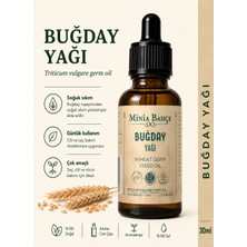 Minia Bahçe Buğday Ruşeymi Yağı – 30 ml | Soğuk Sıkım Sabit Yağ