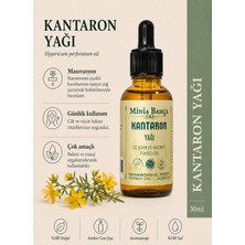 Minia Bahçe Kantaron Yağı – 30 ml | Bitkisel Kantaron Bakım Yağı