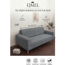 Ejmel 3 Kişilik Jakar Ağaçkabuğu Desen  Koltuk Kılıfı Koltuk Örtüsü Çekyat Kılıfı Kanepe Kılıfı Esnek, Leke Tutmaz,yıkanabilir