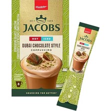 Jacobs Dubai Chocolate Style Cappuccino 8'li 1 Paket