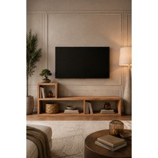 Sheila Concept Oslo Ceviz Modüler Çok Amaçlı Raf Ünitesi | Tv Ünitesi | Kitaplık | Konsol | Dekoratif Düzenleyici