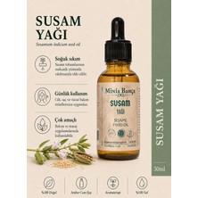 Minia Bahçe Susam Yağı – 30 ml | Soğuk Sıkım Sabit Yağ