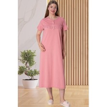 raia  5825 Pembe Büyük Beden Kadın Gecelik