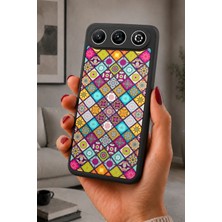 BG AKSESUAR General Mobile Gm 26 Uyumlu Mandala Desenli Kamera Korumalı Darbelere Dayanıklı Kılıf