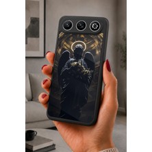 BG AKSESUAR General Mobile Gm 26 Uyumlu Melek Desenli Kamera Korumalı Darbelere Dayanıklı Kılıf