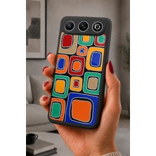 BG AKSESUAR General Mobile Gm 26 Uyumlu Oval Desenli Kamera Korumalı Darbelere Dayanıklı Kılıf