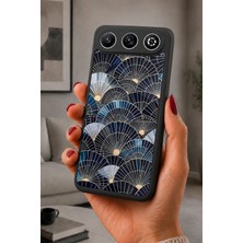 BG AKSESUAR General Mobile Gm 26 Uyumlu Yelpaze Desenli Kamera Korumalı Darbelere Dayanıklı Kılıf