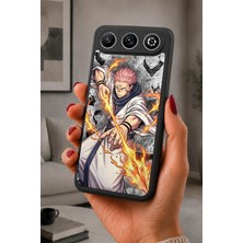 BG AKSESUAR General Mobile Gm 26 Uyumlu Ryomen Desenli Kamera Korumalı Darbelere Dayanıklı Kılıf
