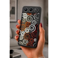 BG AKSESUAR General Mobile Gm 26 Uyumlu Sarmal Desenli Kamera Korumalı Darbelere Dayanıklı Kılıf