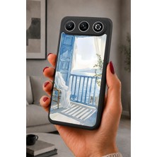 BG AKSESUAR General Mobile Gm 26 Uyumlu Balkon Desenli Kamera Korumalı Darbelere Dayanıklı Kılıf