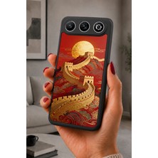 BG AKSESUAR General Mobile Gm 26 Uyumlu Çinseddi Desenli Kamera Korumalı Darbelere Dayanıklı Kılıf