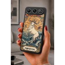 BG AKSESUAR General Mobile Gm 26 Uyumlu Keçi Desenli Kamera Korumalı Darbelere Dayanıklı Kılıf