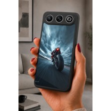 BG AKSESUAR General Mobile Gm 26 Uyumlu Sürat Desenli Kamera Korumalı Darbelere Dayanıklı Kılıf