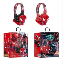 Azurtech 🎧 Spider-Man AH-601E1 Peluş Oyuncaklı Bluetooth Çocuk Kulaklığı