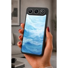 BG AKSESUAR General Mobile Gm 26 Uyumlu Su Desenli Kamera Korumalı Darbelere Dayanıklı Kılıf