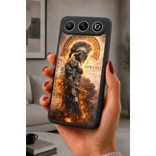 BG AKSESUAR General Mobile Gm 26 Uyumlu Sparta Desenli Kamera Korumalı Darbelere Dayanıklı Kılıf