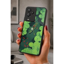 BG AKSESUAR General Mobile GM24 Pro Uyumlu Nilüfer Desenli Kamera Korumalı Darbelere Dayanıklı Kılıf