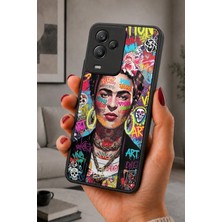BG AKSESUAR General Mobile GM24 Pro Uyumlu Frida Desenli Kamera Korumalı Darbelere Dayanıklı Kılıf