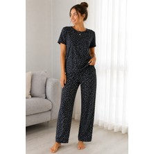 Mixxtrend Kadın Fitilli Kaşkorse Pamuklu Pijama Takımı