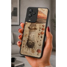 BG AKSESUAR General Mobile GM24 Pro Uyumlu Mantar Desenli Kamera Korumalı Darbelere Dayanıklı Kılıf
