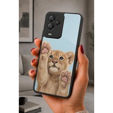 BG AKSESUAR General Mobile GM24 Pro Uyumlu Aslanyavrusu Desenli Kamera Korumalı Darbelere Dayanıklı Kılıf
