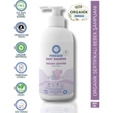 Pureseed Natural Organik Sertifikalı Bebek Şampuanı - Organik Parfümlü - 400 ml