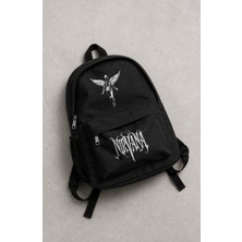 Fuddy Moda Unisex Nirvana Baskılı Sırt Çantası, Rock Band Temalı Okul Çantası