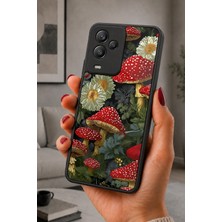 BG AKSESUAR General Mobile GM24 Pro Uyumlu Amanita Desenli Kamera Korumalı Darbelere Dayanıklı Kılıf