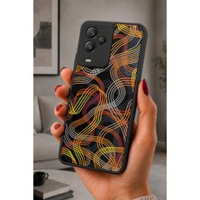 BG AKSESUAR General Mobile GM24 Pro Uyumlu Çizgi Desenli Kamera Korumalı Darbelere Dayanıklı Kılıf