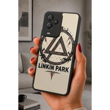 BG AKSESUAR General Mobile GM24 Pro Uyumlu Linkinpark Desenli Kamera Korumalı Darbelere Dayanıklı Kılıf