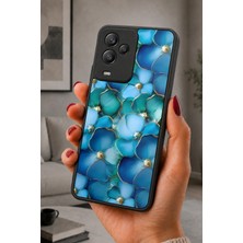 BG AKSESUAR General Mobile GM24 Pro Uyumlu Bloom Desenli Kamera Korumalı Darbelere Dayanıklı Kılıf