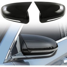Bir Aksesuar Al Byd Seal U Dm-I / Ev Uyumlu Piano Black Parlak Siyah Yarasa Ayna Kapağı Seti (Sağ + Sol)
