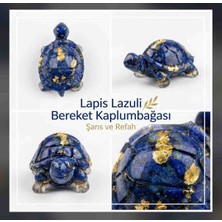 Best Bioenerji Taş Terapi 🐢 Lapis Lazuli Kaplumbağa – Bereket ve Huzurun Simgesi 💙
