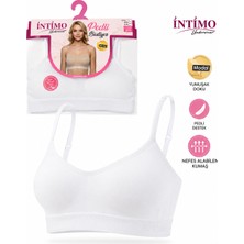 Sihirli Dantel Intimo Kadın Modal Ip Askılı Pedli Bustiyer