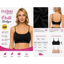 Sihirli Dantel Intimo Kadın Modal Ip Askılı Pedli Bustiyer