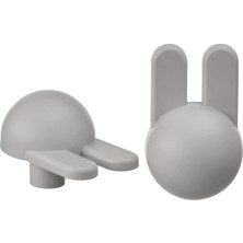Ikea Grejsımojs Açık Gri 38 mm Topuz