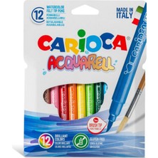 Angel Of Life Carioca Acquarell 12'li Fırça Uçlu Keçeli Boya Kalemi 42747