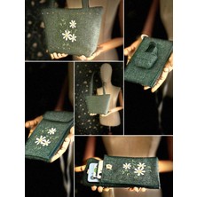 Ggart Handmade Bellıs 2’li Set Çanta, Telefon Çantası V82
