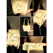 Ggart Handmade Bellıs 2’li Set Çanta, Telefon Çantası V16