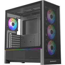 Gamebooster Mystral E-Atx 4x Argb Pwm Fan 80+ Bronze Siyah 750W Gamıng Kasa
