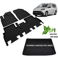 DBC Online Yeni Proace Makyajlı Paspas Bagaj Havuzu Set Kokusuz Yumuşak 2024 2025 2026 Model