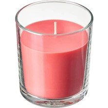 Ikea Lotsfagel Parlak Pembe 40 Saat Bardakta Kokulu Mum