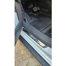 DBC Online Opel Combo Krom Kapı Eşik Koruma 2 Parça Kapı Eşiği Çizilmeye Karşı