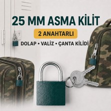 Hard Guard 25 mm Asma Kilit 2 Anahtarlı – Dolap, Valiz, Çanta, Bavul ve Yurt Kilidi