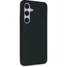 Royaleks Samsung Galaxy S24 Kılıf Taft Kapak - Koyu Yeşil