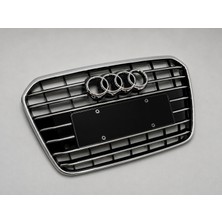 MAP Autoteile Audi A6 C7 4g 12-15 S-Line Tip Krom Siyah Ön Panjur + Arma